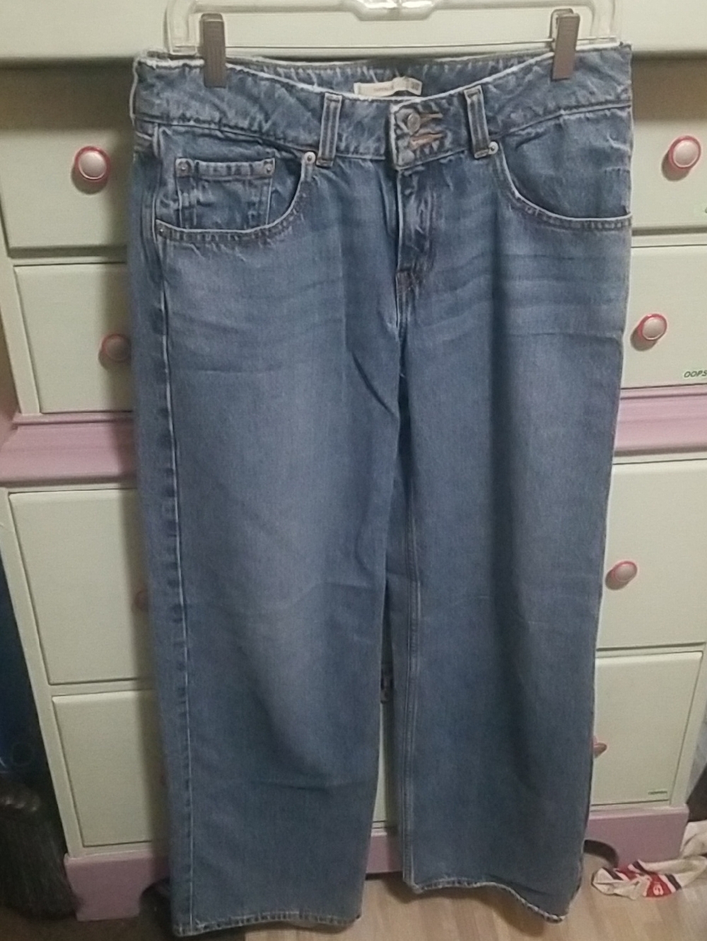 Levi's Light Blue Wide Leg Jeans